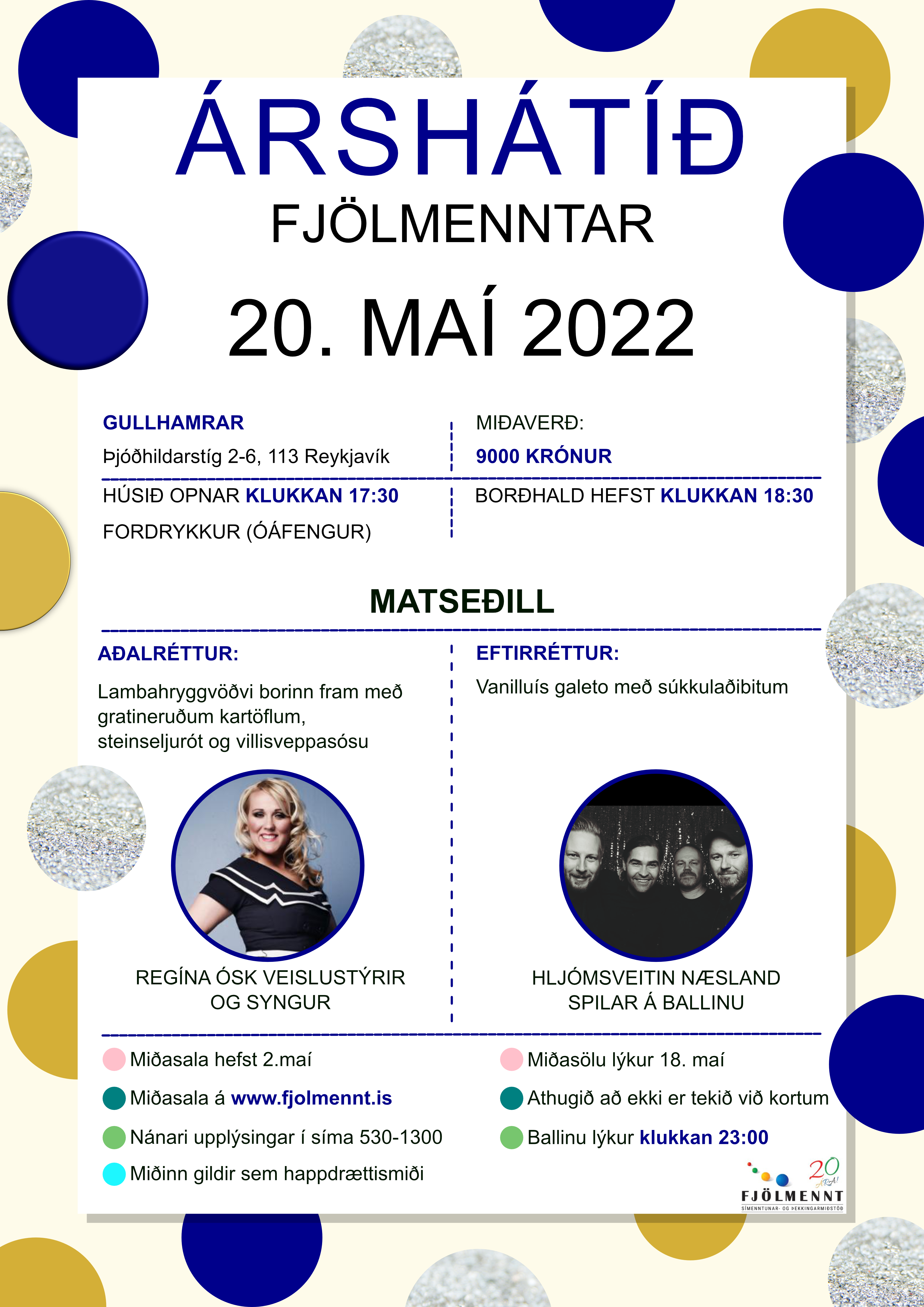 Árshátíð Fjölmenntar 2022