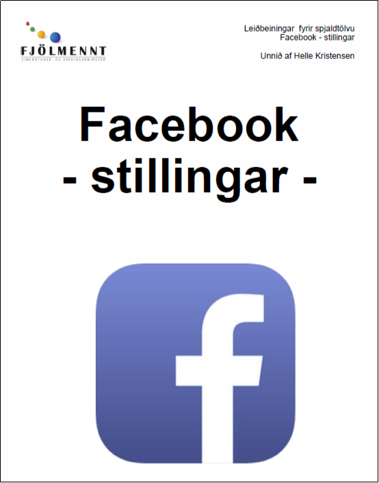 facebook leiðbeiningar