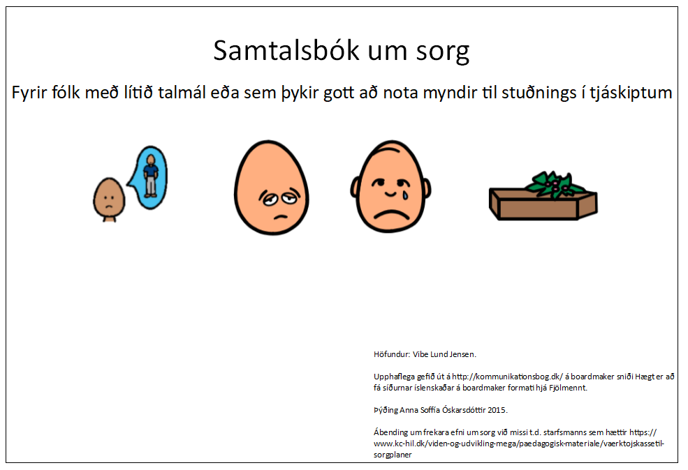 Samtalsbók um sorg