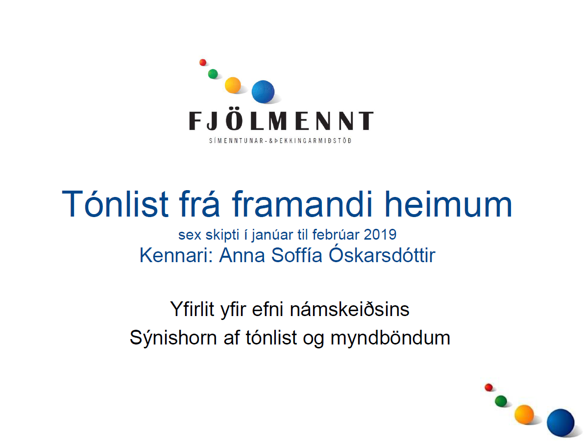 tónlist frá framandi heimum