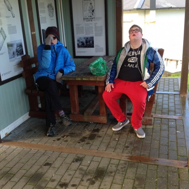 Valdimar og Birgir í Laugardalnum