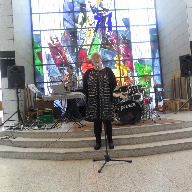 Elín Helga tók tvö lög á tónleikunum