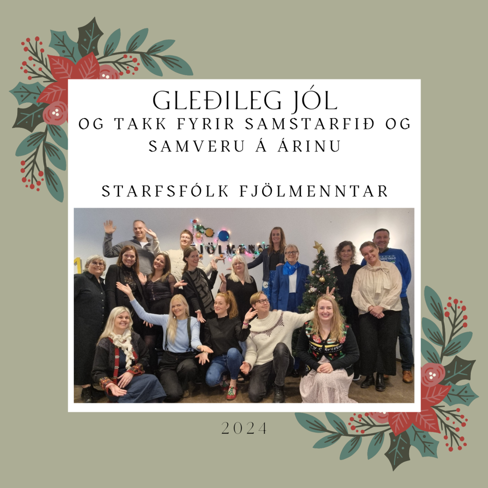 Gleðileg jól og takk fyrir samstarfið og samveruna á árinu.
