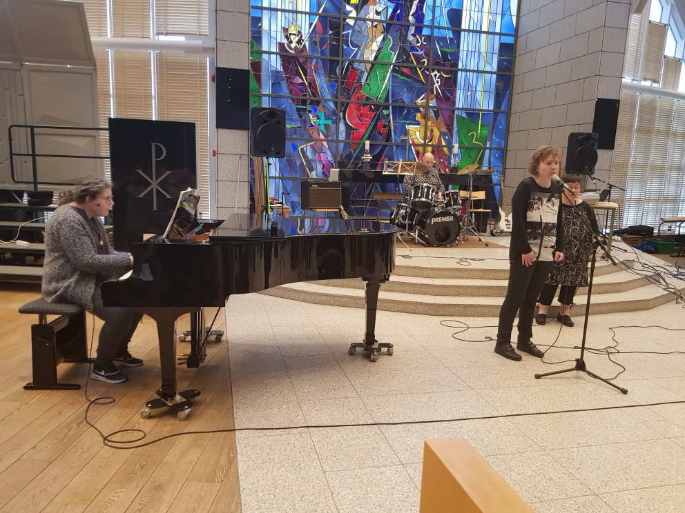 Mynd frá vortónleikunum