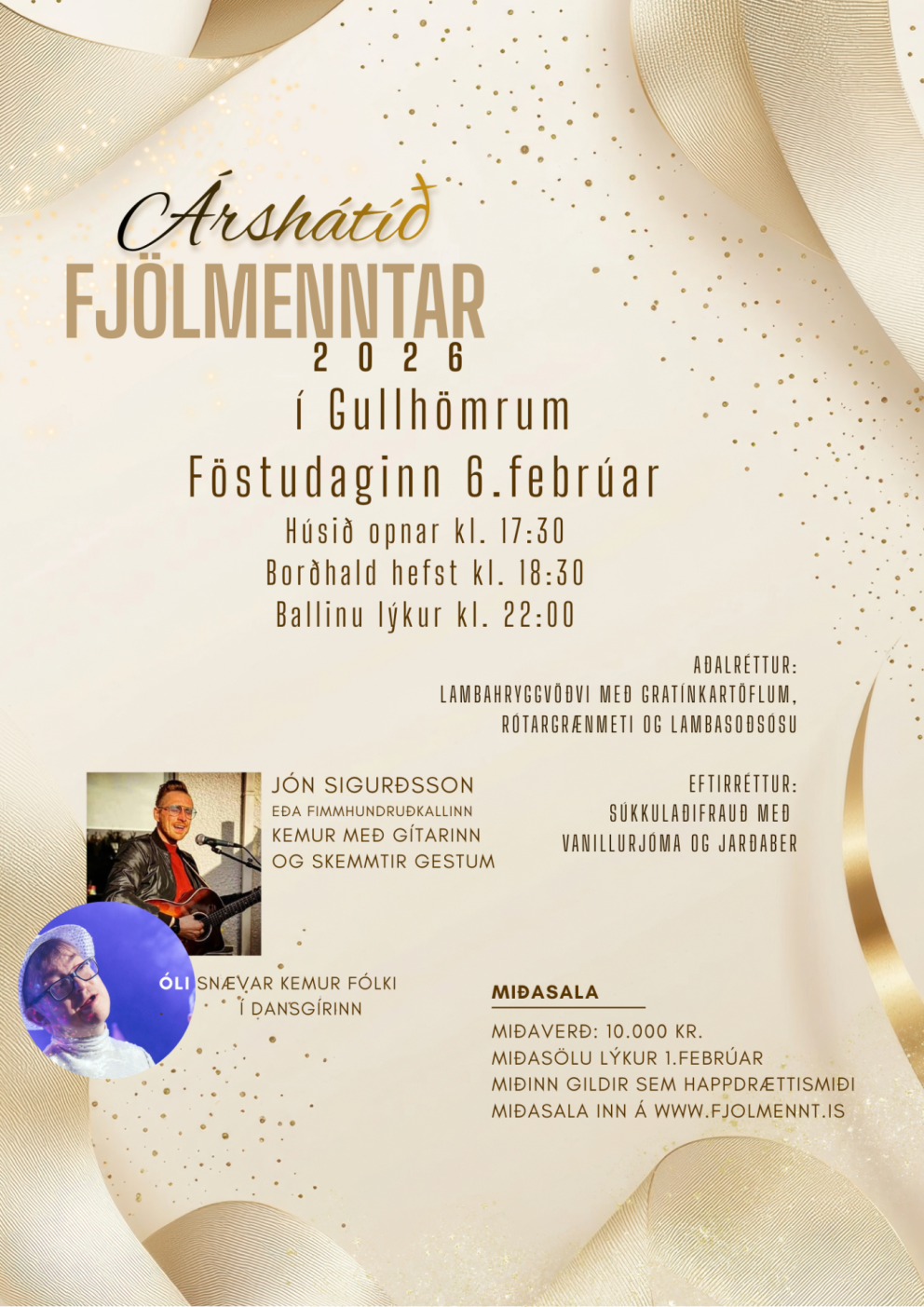 Miðasala á árshátíð Fjölmenntar er hafinn!