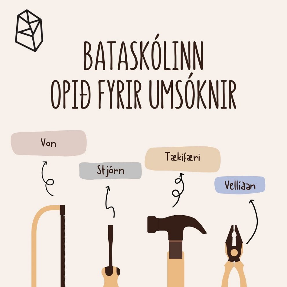 Opið fyrir umsóknir í Bataskóla Íslands