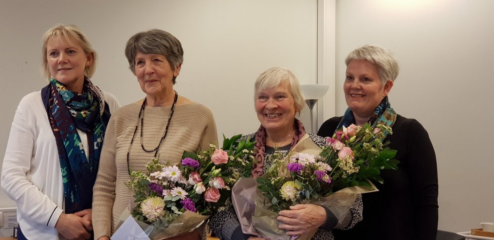 Helga Gísladóttir, Elsa Sigríður Jónsdóttir, Erna Arngrímsdóttir og Gerður Aagot Árnadóttir.