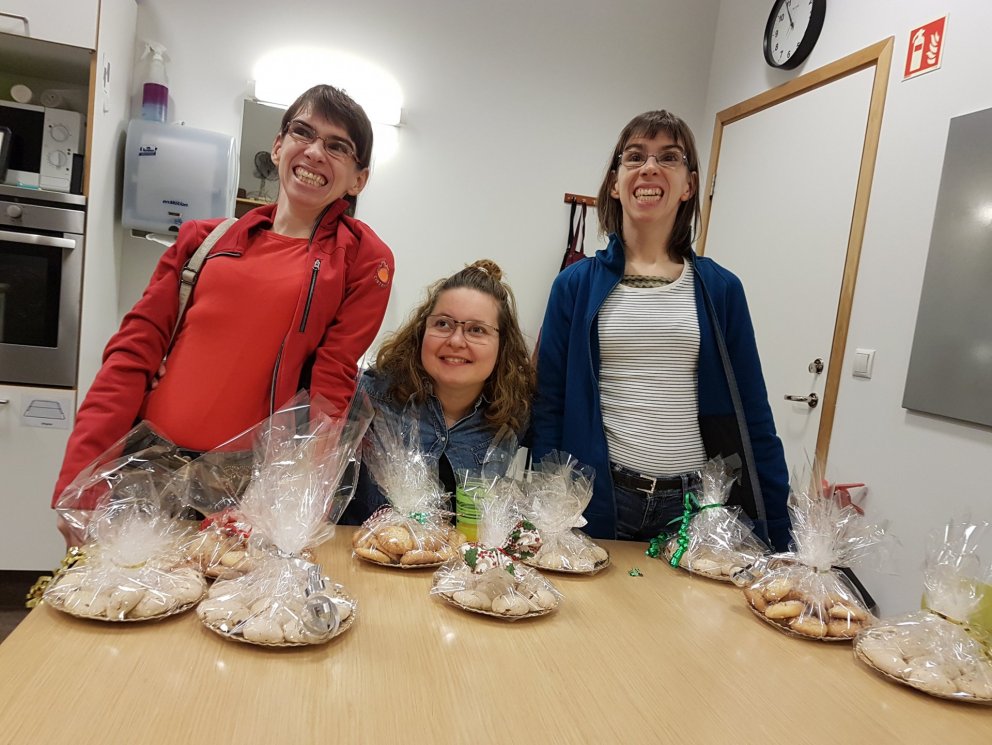 Hulda Guðný, Guðrún Sara og Kristín Martha.