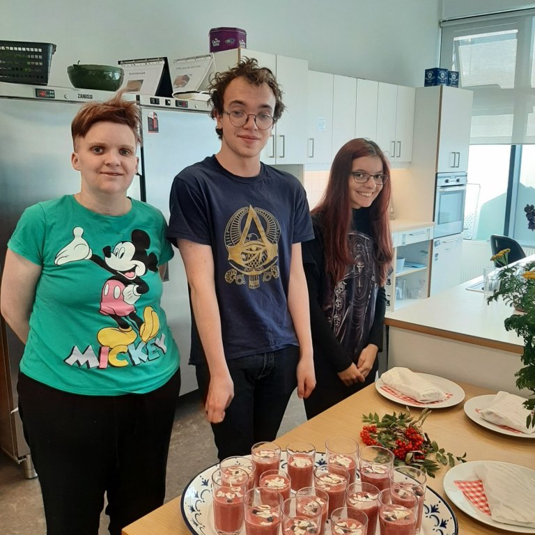 Dagný, Ýmir og Alexandra reiða fram rétti dagsins