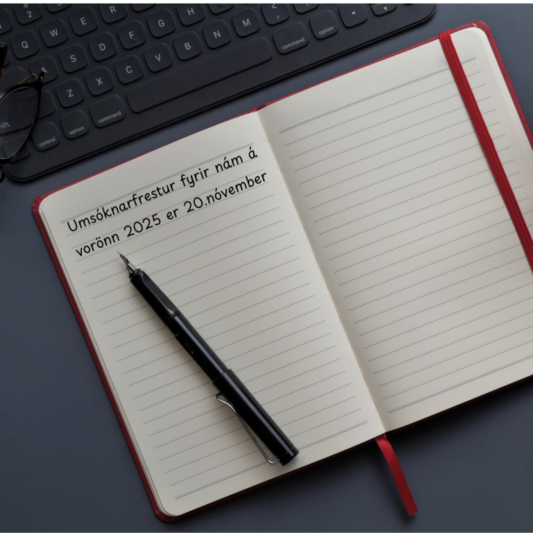 Umsóknarfrestur fyrir nám á vorönn 2025 er 20.nóvember