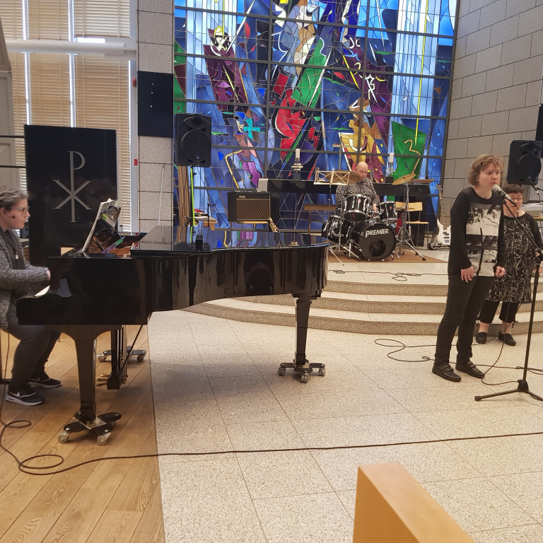 Mynd frá vortónleikunum