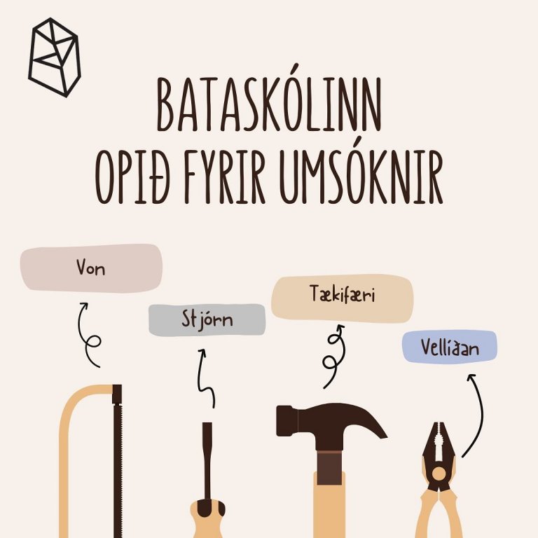 Opið fyrir umsóknir í Bataskóla Íslands