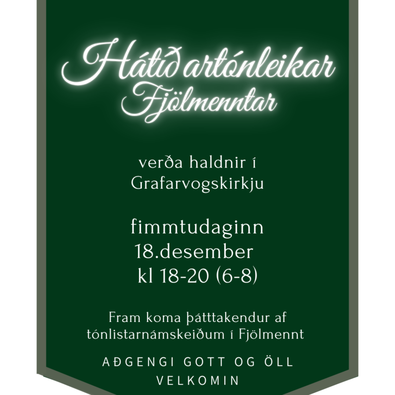 Jólatónleikar Fjölmenntar