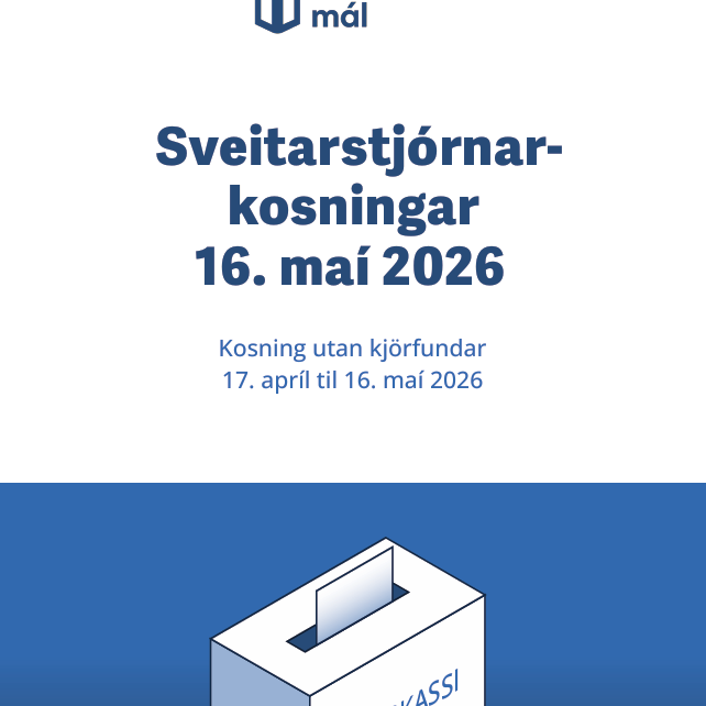 Auðlesinn bæklingur um kosningar!