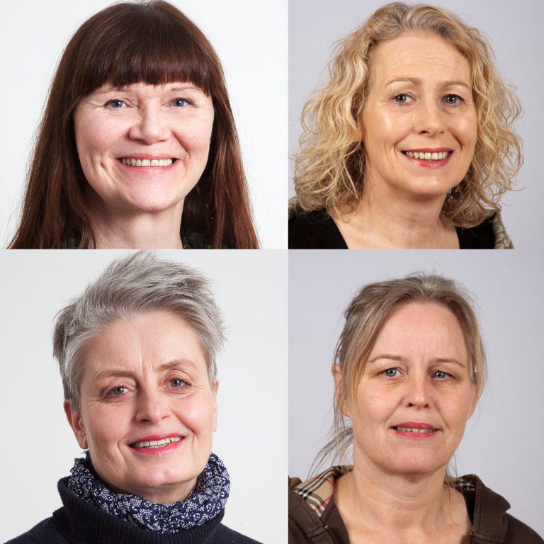 Ásrún, Anna Fía, Kristín og Ásdís