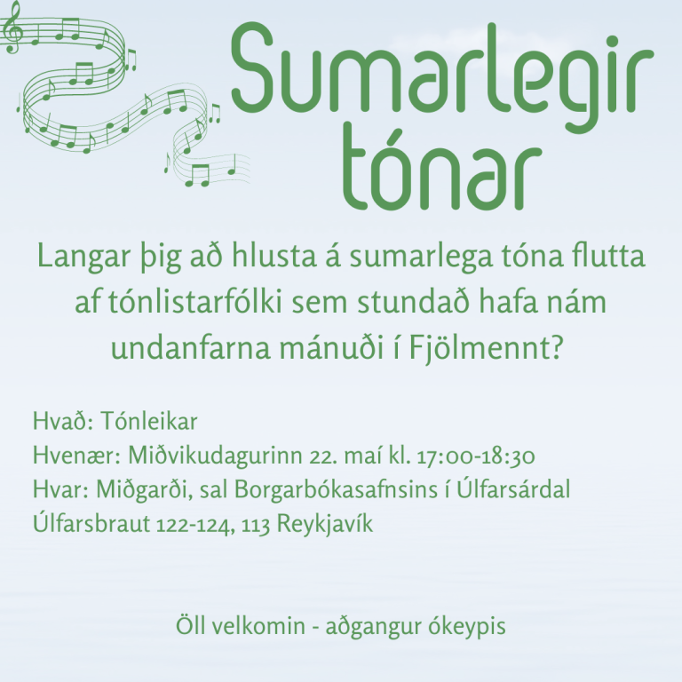 Velkomin á tónleika